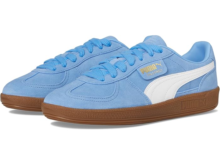 () ס  ѥ ӥơ 塼 PUMA men Palermo Vintage Shoes Team Light Blue/Puma White