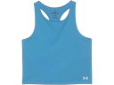 (取寄) アンダーアーマー キッズ ガールズ モーション クロップ タンク (ビッグ キッド) Under Armour Kids girls Motion Crop Tank (Big Kid) Ether Blue/White