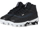 (取寄) アンダーアーマー キッズ ボーイズ リードオフ ミッド RM ジュニア 3.0 (トドラー/リトル キッド/ビッグ キッド) Under Armour Kids boys Leadoff Mid RM Jr. 3.0 (Toddler/Little Kid/Big Kid) Black/Black/White