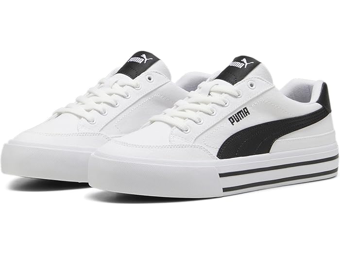 (取寄) プーマ メンズ コート クラシック バルク シューズ PUMA men Court Classic Vulc Shoes Puma White/Pum...
