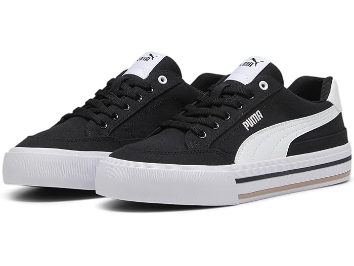 (取寄) プーマ メンズ コート クラシック バルク シューズ PUMA men Court Classic Vulc Shoes Puma Black/Pum...
