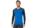 (取寄) スマートウール メンズ クラシック オール-シーズン メリノ ベース レイヤー ロング スリーブ Smartwool men Classic All-Season Merino Base Layer Long Sleeve Laguna Blue/Deep Navy(4)