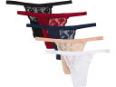 (取寄) コサベラ レディース ネバー セイ ネバー G-ストリング 5-パック スキムピー Cosabella women Never Say Never G-String 5-Pack Skimpie Black/Navyblue/Sindoorred/Sette/White(4)