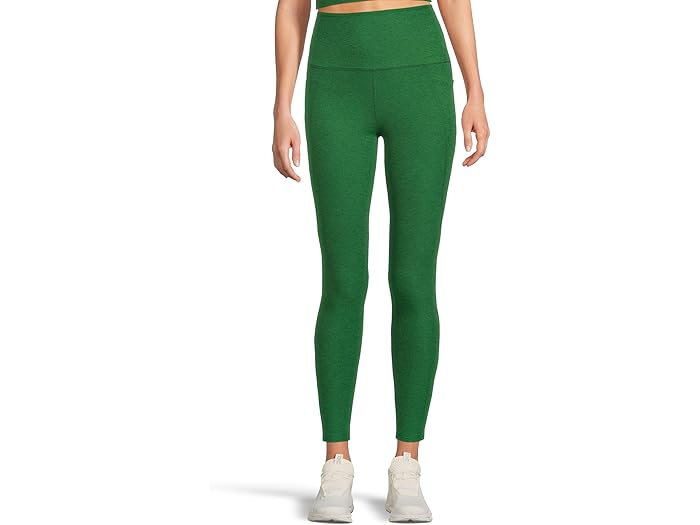 楽天スウィートラグ（取寄） ビヨンドヨガ レディース スペースダイ アウト オブ ポケット ハイウエスト ミディ レギンス Beyond Yoga women Spacedye Out Of Pocket High-Waisted Midi Legging Summer Thyme Green Heather