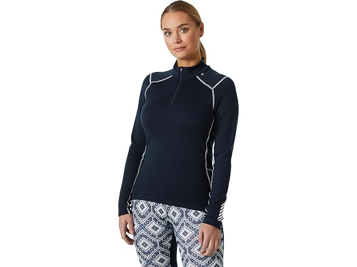 (取寄) ヘリーハンセン レディース リファ メリノ ミッドウエイト 1/2 ジップ Helly Hansen women Lifa Merino Midweight 1/2 Zip Navy 2