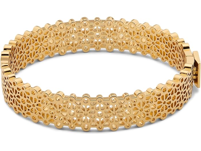(取寄) ケイトスペード レディース スペード フラワー レース シン バングル Kate Spade New York women Spade Flower Lace Thin Bangle Gold