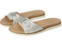 (取寄) ドクターショール レディース ナイス アイコニック フラッツ サンダル Dr. Scholl's women Nice Iconic Flat Sandal Metallic Silver Grey