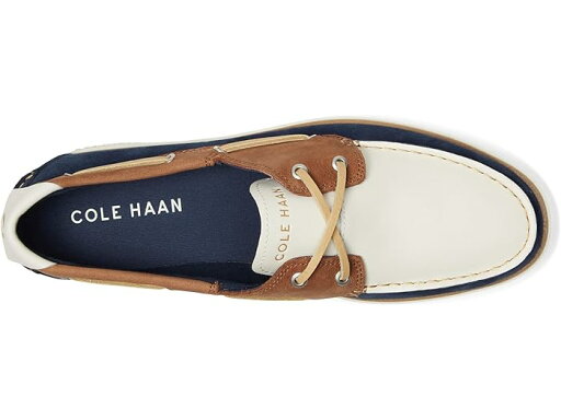 (取寄) コールハーン メンズ グランドプロ ウィンドワード ボート シューズ Cole Haan men Grandpro Windward Boat Shoe Dark Sequoia/Navy Blazer/Ivory