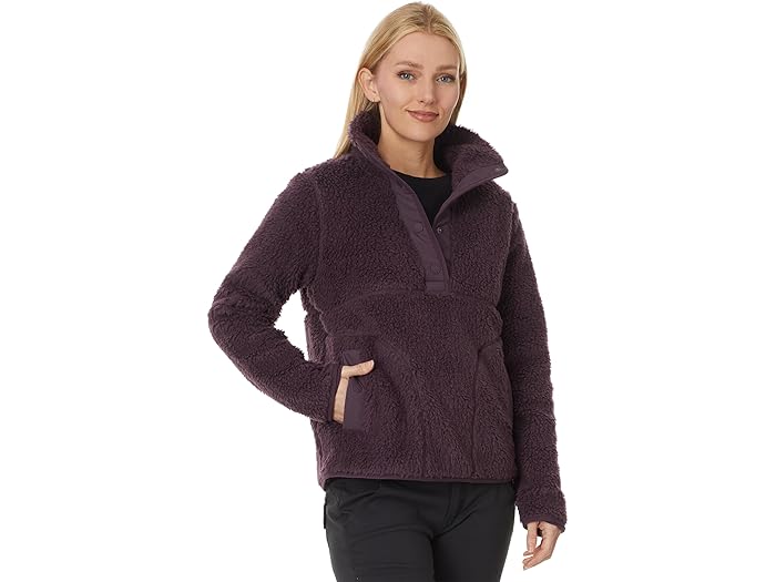 (取寄) エルエルビーン レディース シェルパ フリース プルオーバー L.L.Bean women Sherpa Fleece Pullover Eggplant