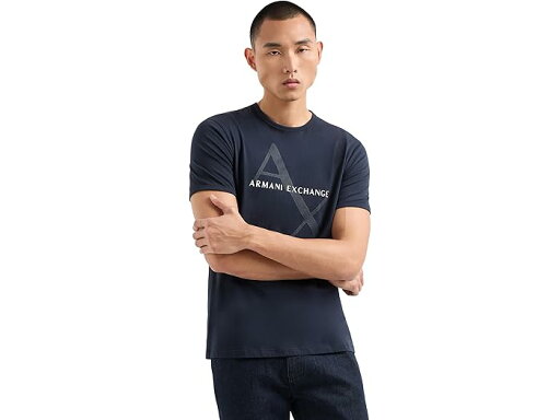 (取寄) アルマーニエクスチェンジ メンズ コットン ジャージ Armani Exchange men Cotton Jersey Navy (取寄) アルマーニエクスチェンジ メンズ コットン ジャージ Armani Exchange men Cotton Jersey Navy