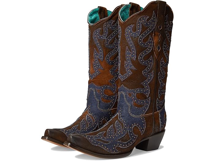 (取寄) コーラル ブーツ レディース Corral Boots women Z5283 Brown/Denim