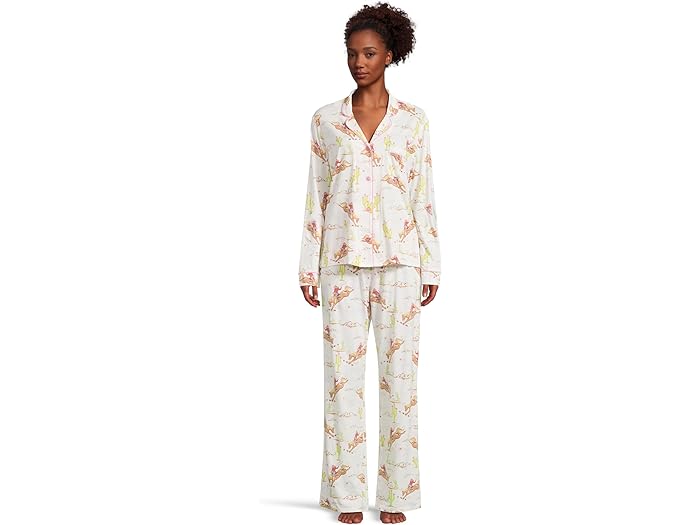 (取寄) ピー ジェイ サルベージ レディース プレイフル プリンツ パジャマ セット P.J. Salvage women Playful Prints Pajama Set Natural