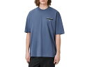 (取寄) オールセインツ メンズ ショート スリーブ クルー AllSaints men Redact Short Sleeve Crew Amalfi Blu...