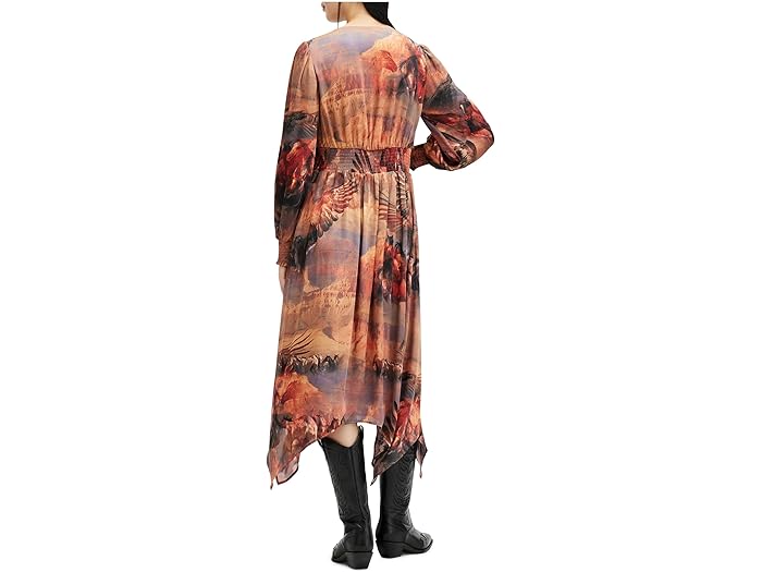 (取寄) オールセインツ レディース エステル コルカ ドレス AllSaints women Estelle Colca Dress Canyon Purple