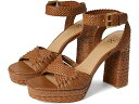 (取寄) ヴィンスカムート レディース ウーブン プラットフォーム サンダル Vince Camuto women Pessa Woven Platform Sandals Caramello