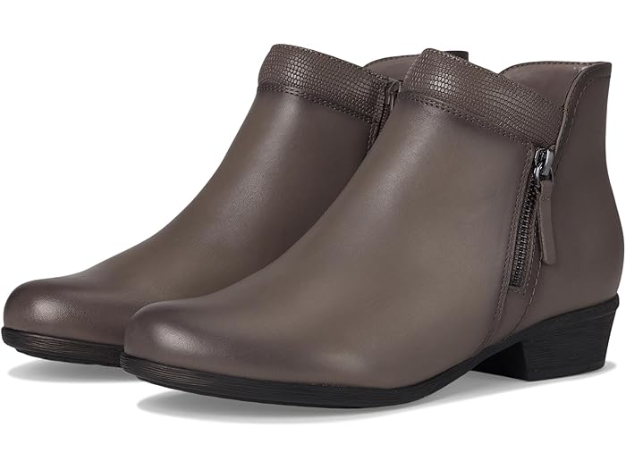 () åݡ ǥ ꡼ ֡ƥ Rockport women Carly Bootie Grey Leather