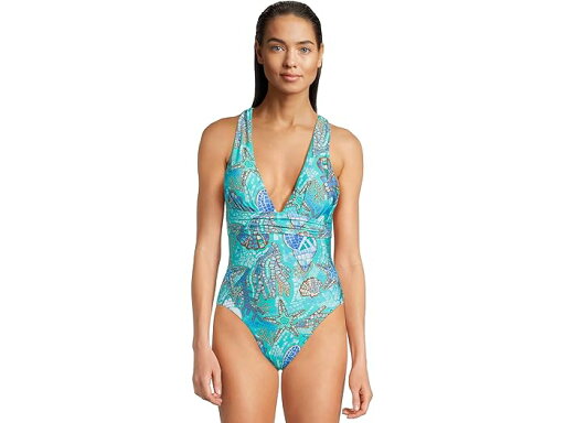 (取寄) シーフォリー レディース ラ メル クロス バック ワンピース Seafolly women La Mer Cross Back One-Piece Aquatic Blue (取寄) シーフォリー レディース ラ メル クロス バック ワンピース Seafolly women La Mer Cross Back One-Piece Aquatic Blue