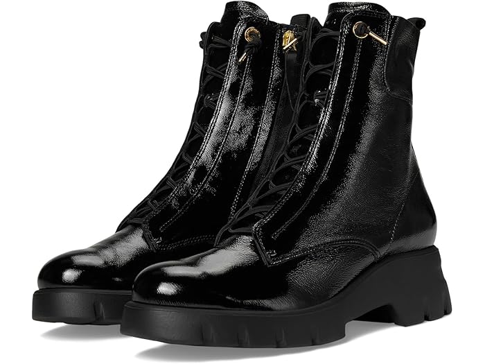 () ݡ륰꡼ ǥ å ֡ Paul Green women Wicked Boot Black Crinkl...