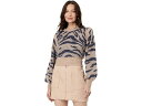 (取寄) エン セゾン レディース マレス ニット トップ en saison women Mares Knit Top Pink/Navy(4)