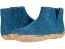 (取寄) グレーラップ ウール ブーツ レザー アウトソール Glerups Wool Boot Leather Outsole Petrol