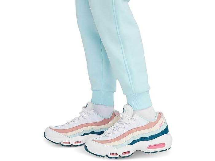 (���) �ʥ��� ���å� ���å� ���ݡ��ĥ����� ����� �ե꡼�� ���祬���� (��ȥ� ���å�/�ӥå� ���å�) Nike Kids kids Sportswear Club Fleece Joggers (Little Kid/Big Kid) Glacier Blue/White