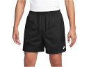 (取寄) ナイキ メンズ クラブ フロウ ショーツ Nike men Club Flow Shorts Black/White