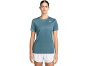 (取寄) ナイキ レディース ドライ-フィット リラックスド-フィット ショート スリーブ T-シャツ Nike women Dri-FIT Relaxed Short Sleeve T-shirt Smokey Blue(4)
