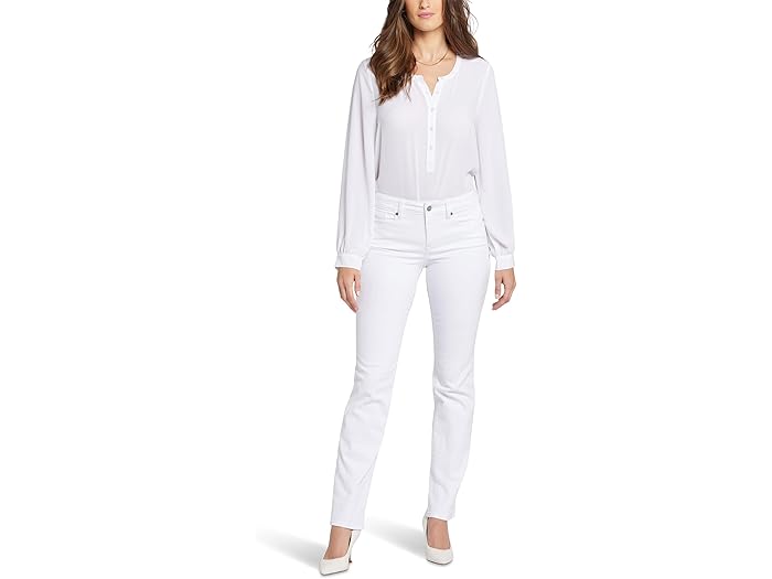 () ̥磻ǥ ǥ ȥ졼  NYDJ women Straight Jeans Optic White