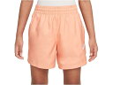 (取寄) ナイキ キッズ キッズ クラブ ウーブン ショーツ 4.5 (リトル キッズ/ビッグ キッズ) Nike Kids kids Club Woven Shorts 4.5" (Little Kids/Big Kids) Apricot Agate/White