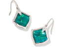 (取寄) ケンドラスコット レディース ジョエル ドロップ イヤリングス Kendra Scott women Joelle Drop Earrings Silver Bright Aqua Illusion