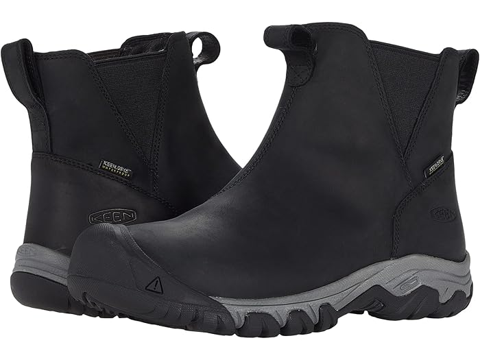 ()  ǥ 쥿 륷 Wp KEEN women Greta Chelsea WP Black/Steel Gr...