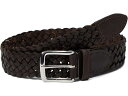 (取寄) ラルフローレン メンズ 30MM ウェストエンド ブレイド ベルト Polo Ralph Lauren men 30mm Westend Braid Belt Dark Brown