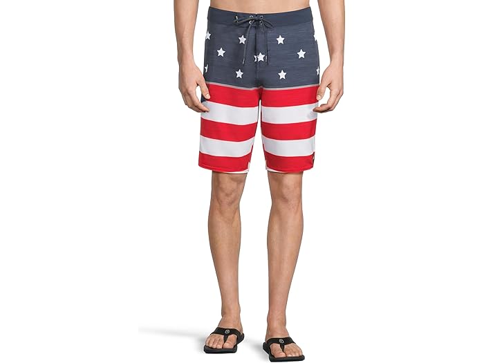 (取寄) オニール メンズ レノックス USA 20 O'Neill men Lennox Usa 20" Red White Blue