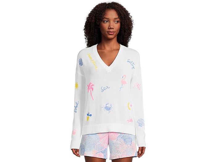 () ꡼ ԥåĥ ǥ ƥ󥹥꡼  Lilly Pulitzer women Tensley Sweater...