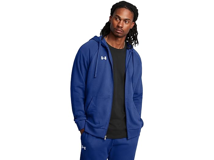 (取寄) アンダーアーマー メンズ ライバル フリース フル ジップ ブーディ Under Armour men Rival Fle..