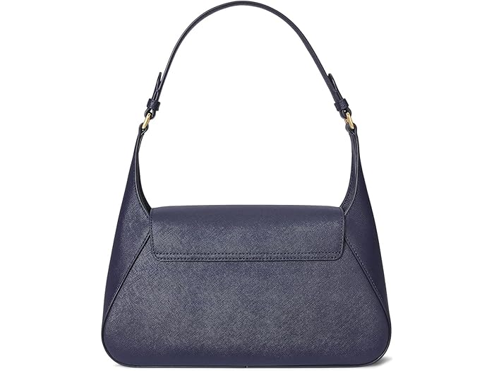 (取寄) ローレン ラルフローレン レディース クロスハッチ ミディアム ショルダー バッグ Lauren Ralph Lauren women Crosshatch Medium Schylar Shoulder Bag Refined Navy