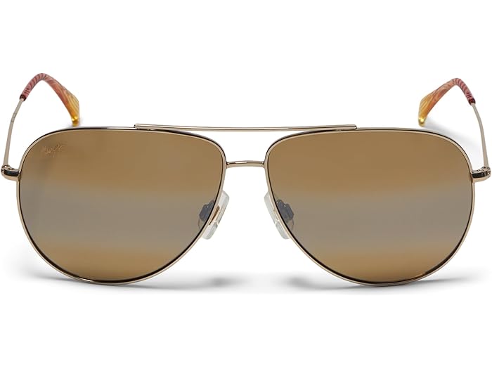 (取寄) マウイ ジム メンズ Xl Maui Jim men Hauoli XL Shiny Light Gold w/Orange & Yellow