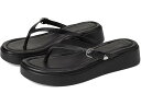 (取寄) フライ レディース マヤ バックル トング サンダル Frye women Maya Buckle Thong Sandals Black
