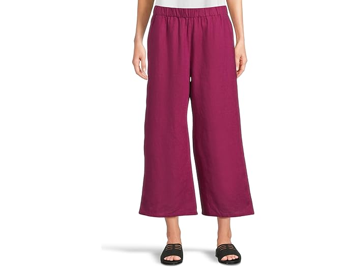 (取寄) アイリーン フィッシャー レディース ワイド レッグ パンツ Eileen Fisher women Wide Leg Pants Sangria