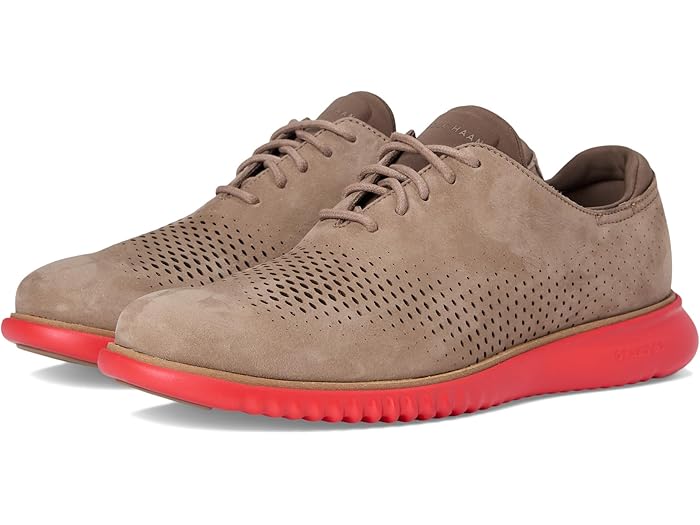 楽天スウィートラグ（取寄） コールハーン メンズ 2 ゼログランド レーザー ウイング ティップ オックスフォード ライン Cole Haan men 2.Zerogrand Laser Wing Tip Oxford Lined Irish Coffee Nubuck/Truffle/Molten Lava