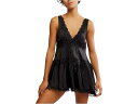 (取寄) フリーピープル レディース イン ディス グルーブ ミニ スリップ Free People women In This Groove Mini Slip Washed Black