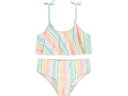 (取寄) ハーレー キッズ ガールズ フリル ビキニ (リトル キッド) Hurley Kids girls Flounce Bikini (Little Kid) Pale Ivory/Multi
