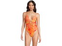 (取寄) エルスペース レディース パイパー ワンピース クラシック L*Space women Piper One-Piece Classic Native Poppies(4)
