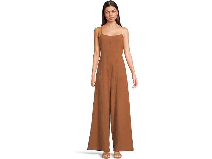 () 륹ڡ ǥ ץ L*Space women Jaida Jumpsuit Brown Sugar