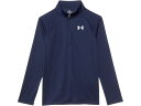 (取寄) アンダーアーマー キッズ ボーイズ テック 2.0 1/2 ジップ (ビッグ キッド) Under Armour Kids boys Tech 2.0 1/2 Zip (big Kid) Midnight Navy/White