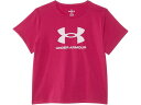 (取寄) アンダーアーマー キッズ ガールズ ビッグ ロゴ ショート スリーブ T-シャツ (ビッグ キッド) Under Armour Kids girls Big Logo Short Sleeve T-Shirt (Big Kid) Shaded Fuchsia/Prime Pink/Prime Pink