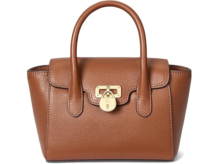 楽天スウィートラグ（取寄） ローレン ラルフローレン レディース ペブルド レザー スモール タンナー サッチェル Lauren Ralph Lauren women Pebbled Leather Small Tanner Satchel Lauren Tan