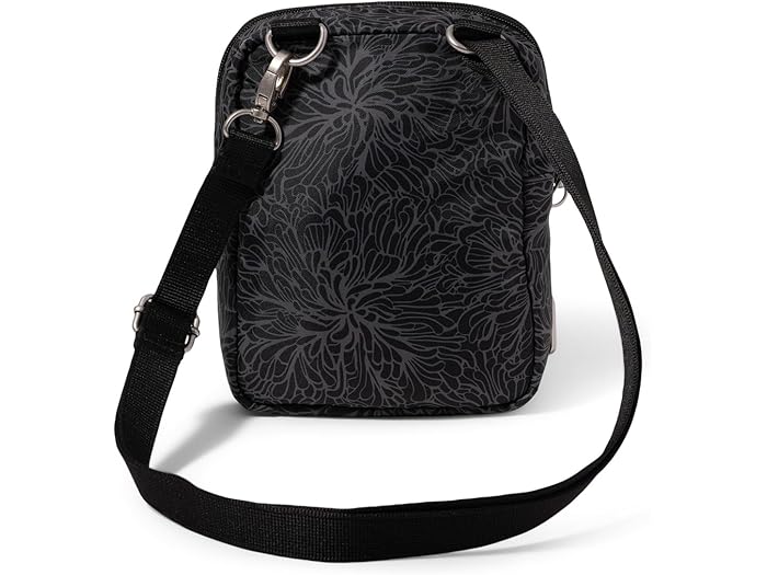 (取寄) バッガリーニ レディース セキュルテックス アンチ-シーフ ミニ エブリシング クロスボディ Baggallini women Securtex Anti-theft Mini Everything Crossbody Midnight Blossom Print 2