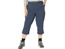 (取寄) エルエルビーン レディース プラス サイズ トロピックウェア カプリ パンツ L.L.Bean women Plus Size Tropicwear Capri Pants Carbon Navy