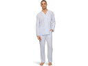 (取寄) エバージェイ メンズ ノーティコ ロング Pj セット Eberjey men Nautico Long Pj Set White/Cornflowe...